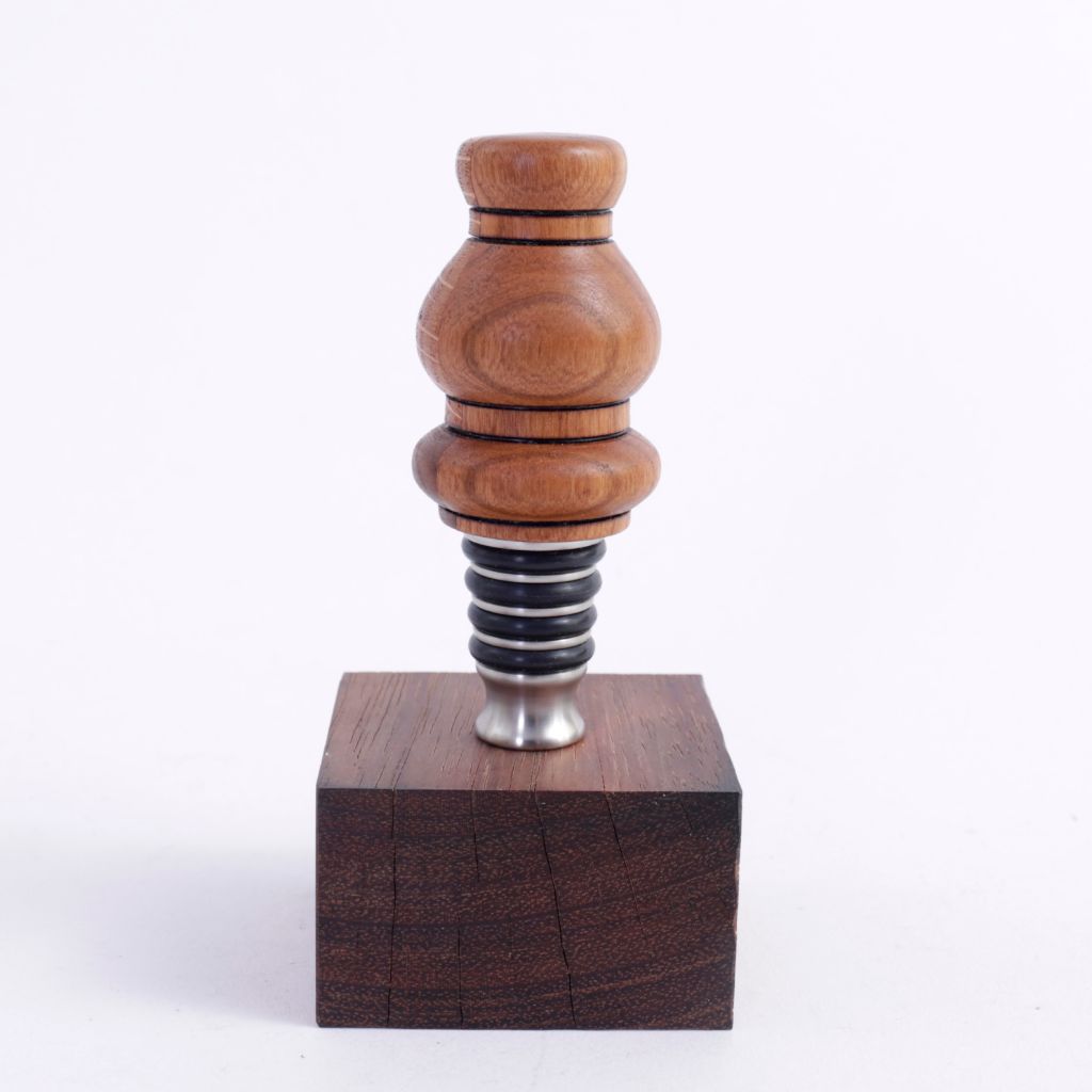 Wood Turned Bottle Stopper