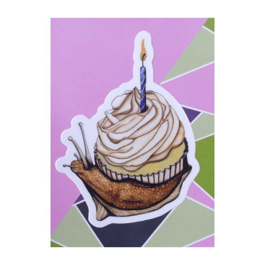 Snail Celebration Sticker