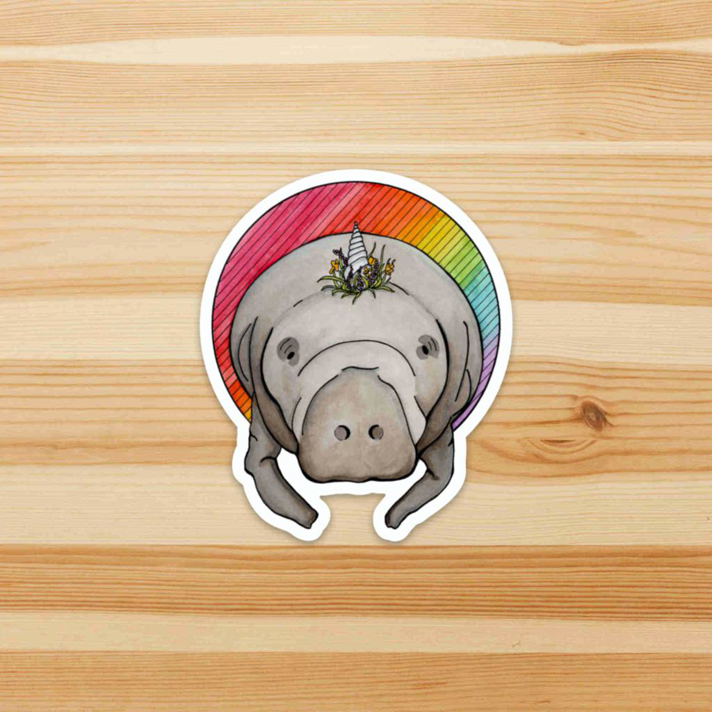 Manticorn, 3" Sticker