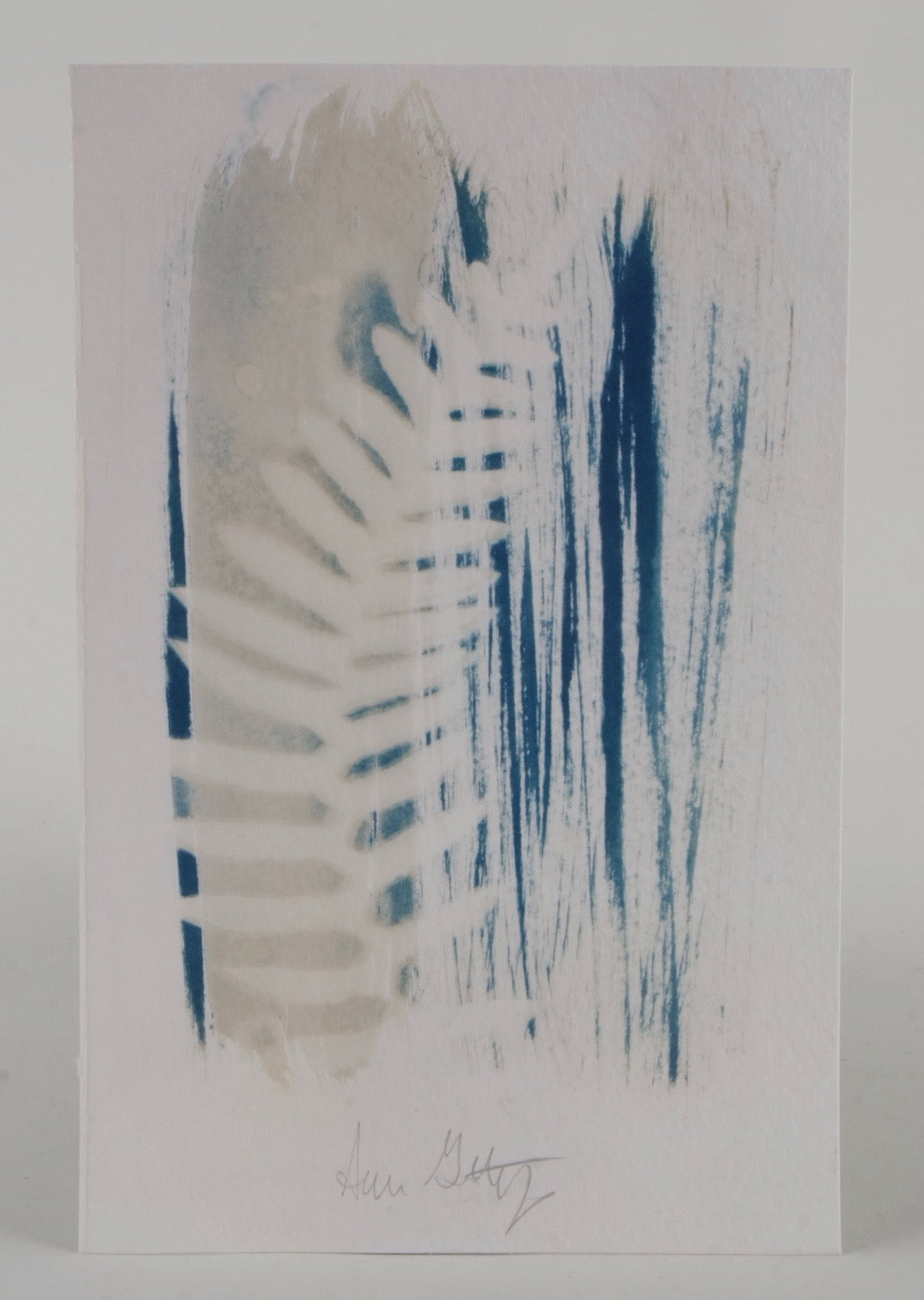 Cyanotype Fern Print