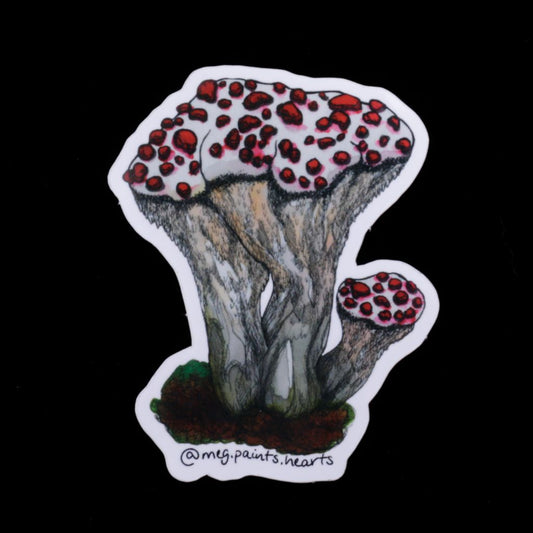 Bleeding Tooth Fungus Sticker