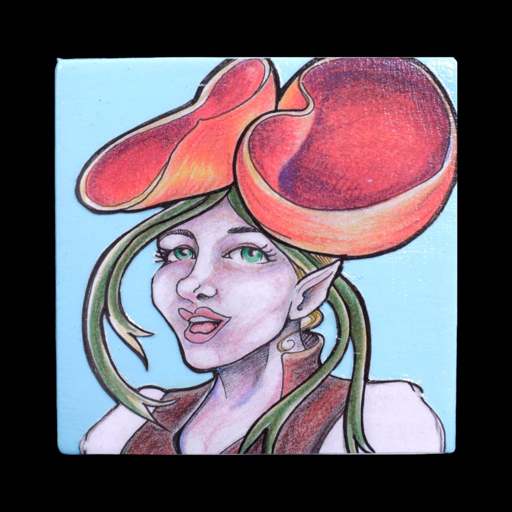 Mushroom Girl - Scarlet Elf Cap