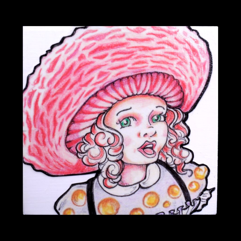 Mushroom Girl - Wrinkly Peach