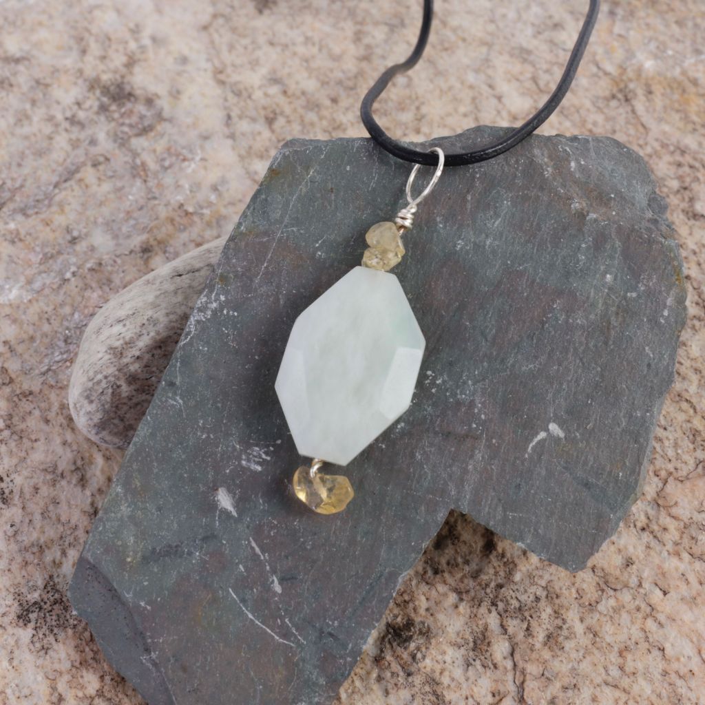 Amazonite Pendant Necklace