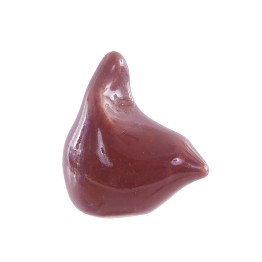 Mini Jelly Bean Bird - Red Porcelain