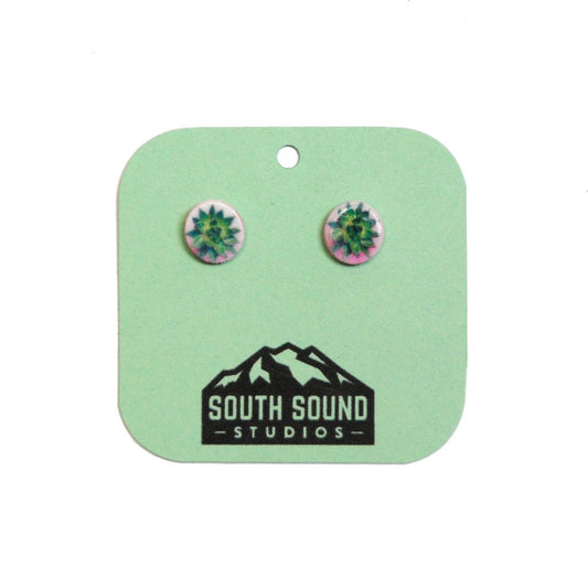 Succulent Stud Earrings