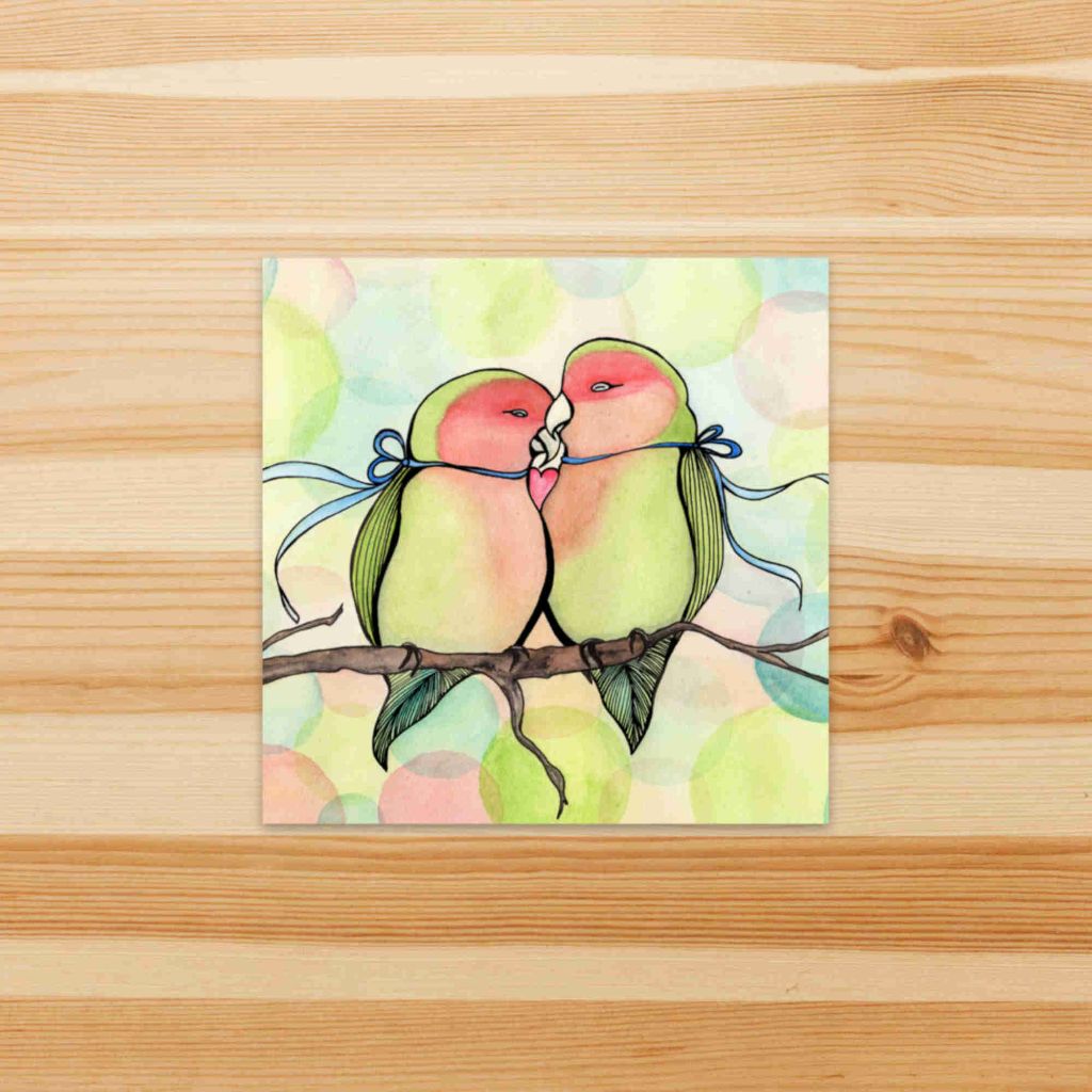 Love Birds Sticker