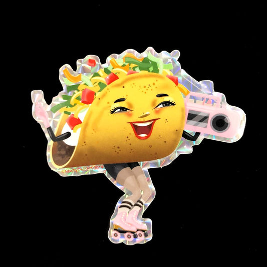 Prismatic Taco Sticker