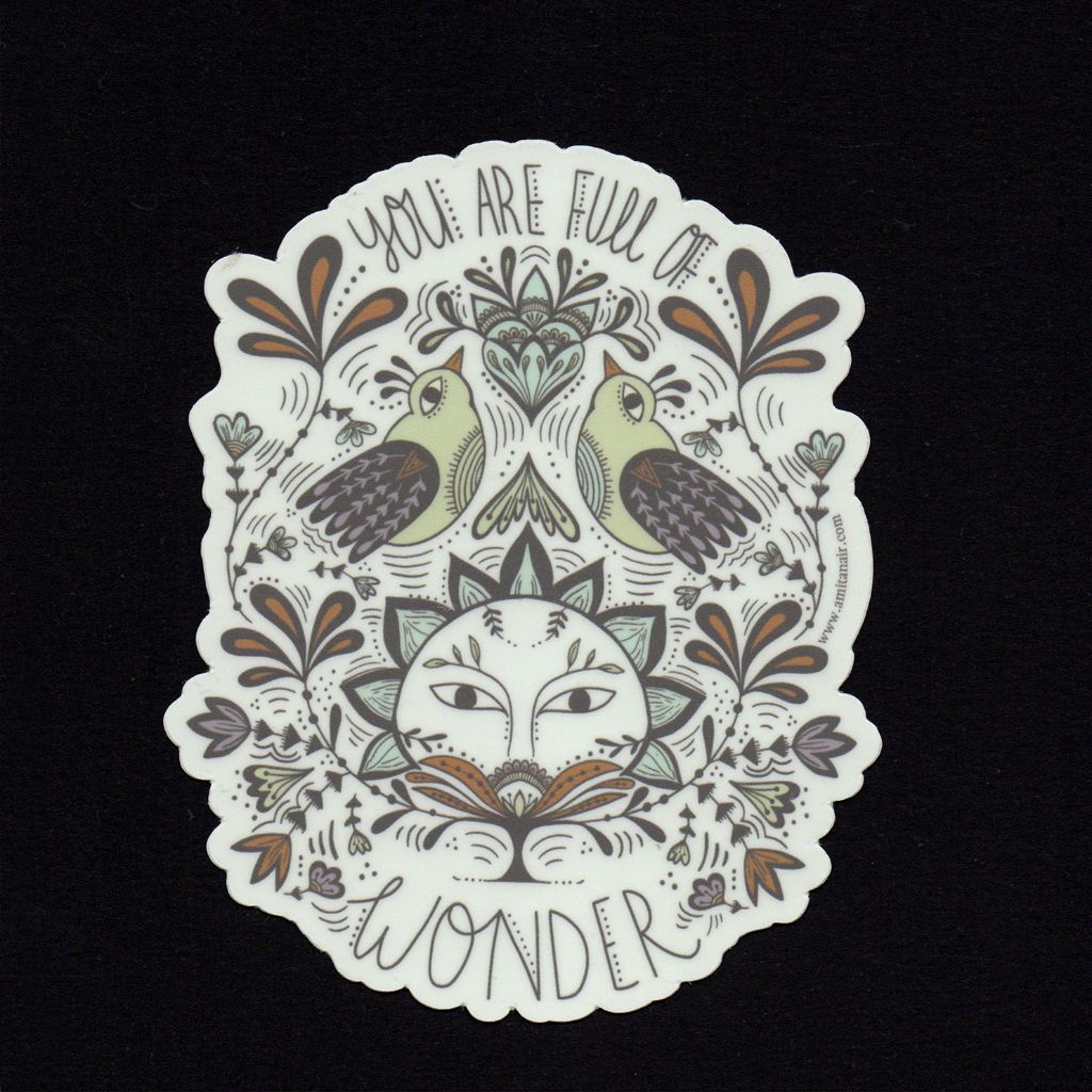 Full of Wonder Sticker