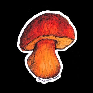 Bolete Mushroom Sticker