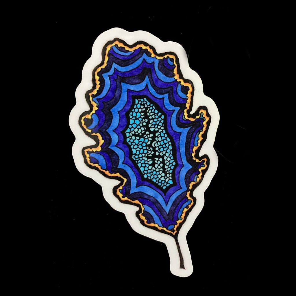 Oak Geode Sticker