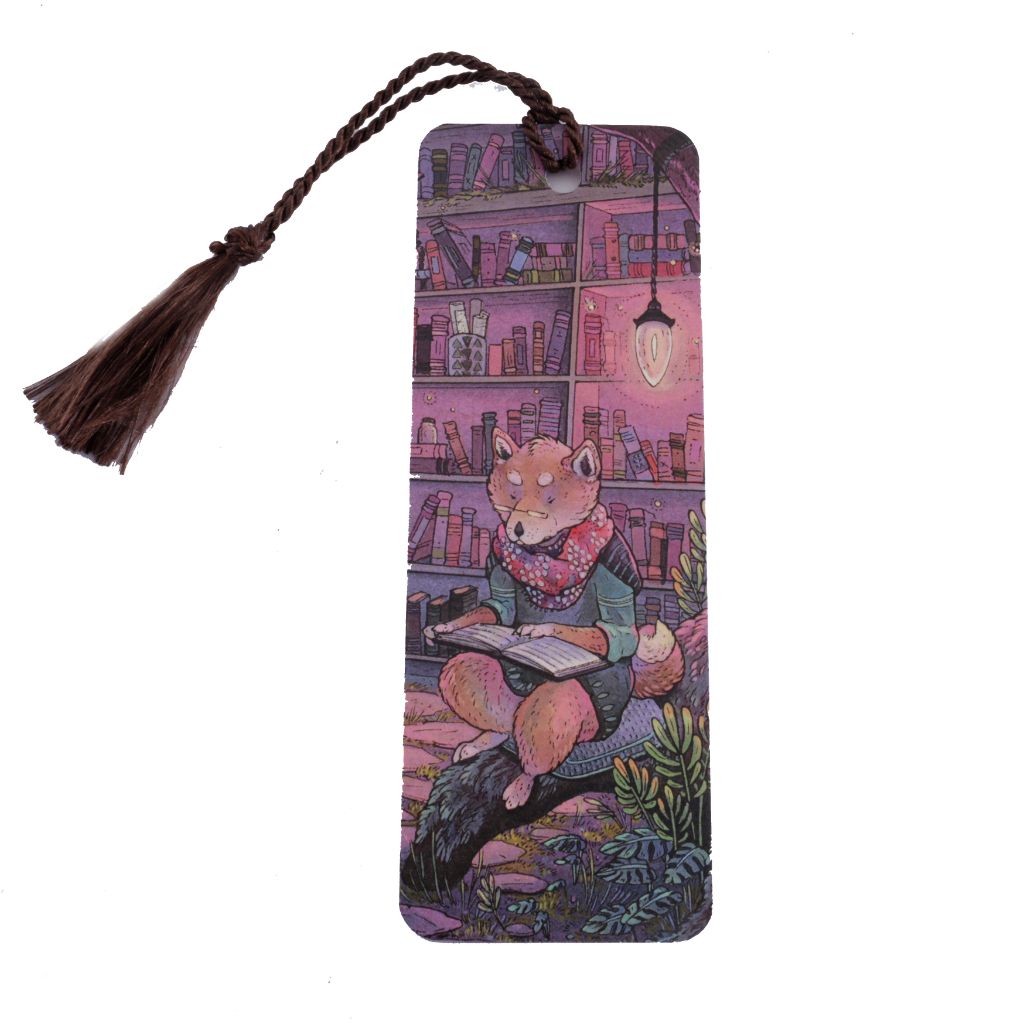 Shiba Reading Bookmark