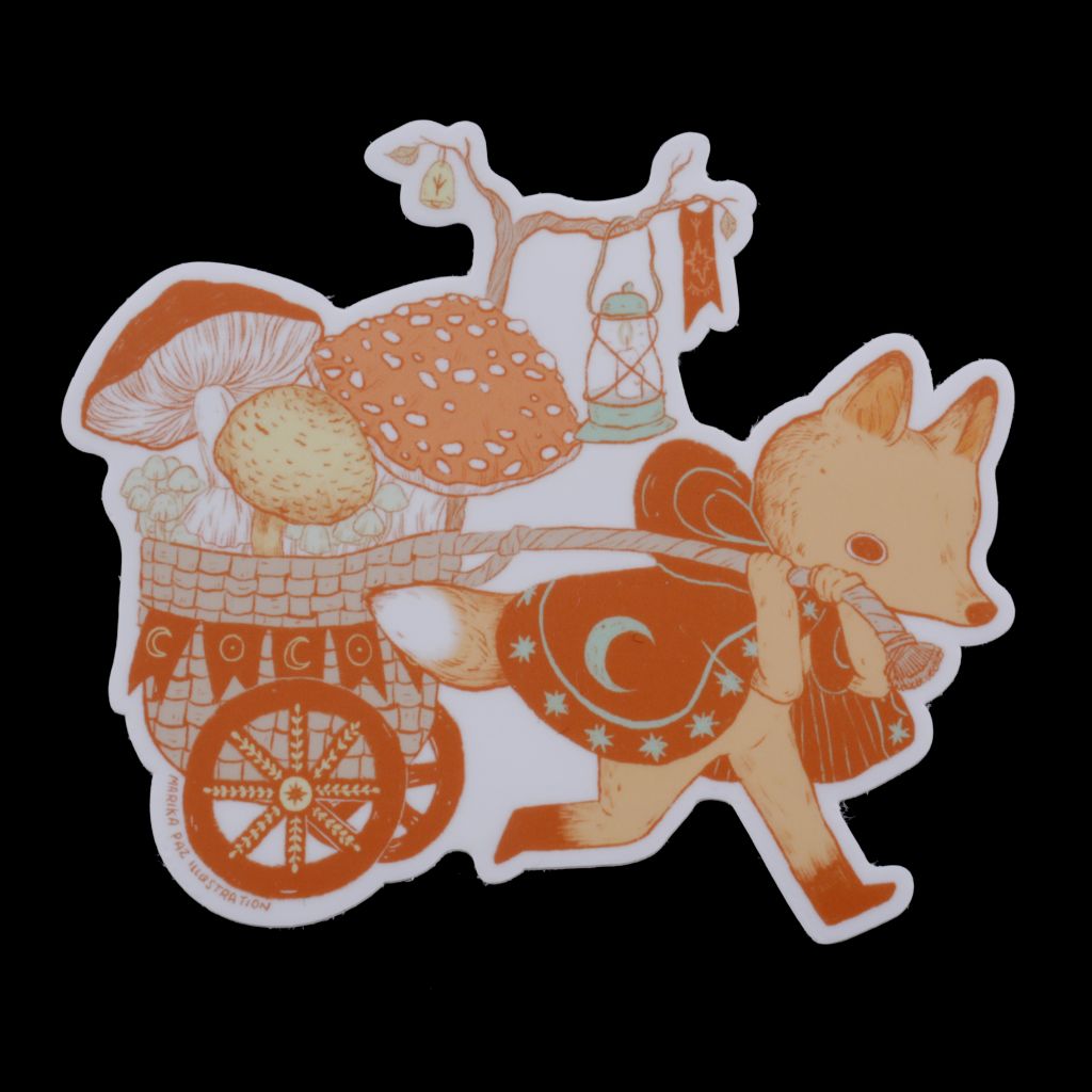 Mushroom Forager Sticker