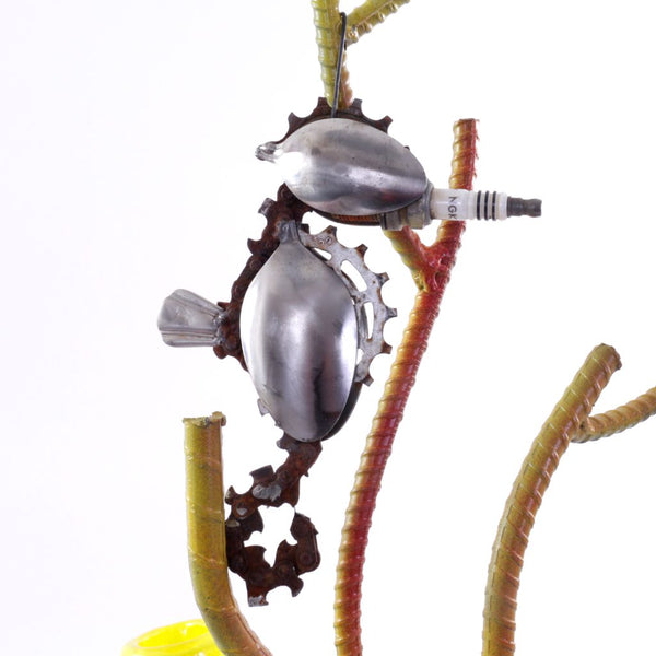 Seahorse - Upcycled Metal Sculpture Ornament
