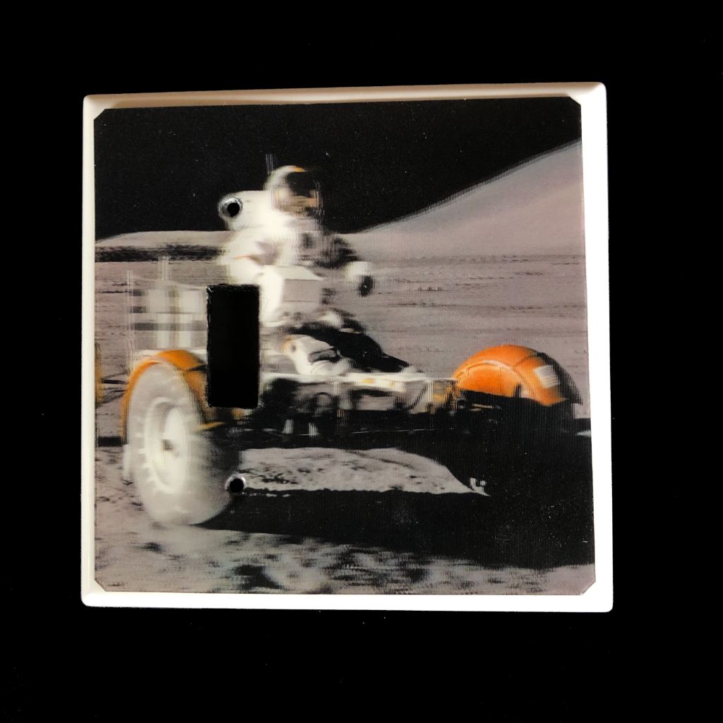 3D Moon Rover - Light Switch Cover