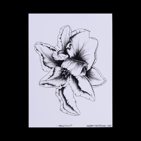 Tipsy Tulip - Botanical Print