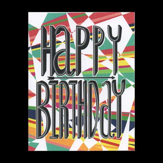 Colorful Happy Birthday Card