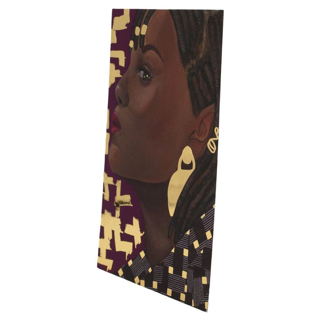 Gold Foil Art Card Portrait 7