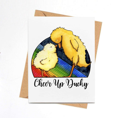 Cheer Up Ducky Greeting Card