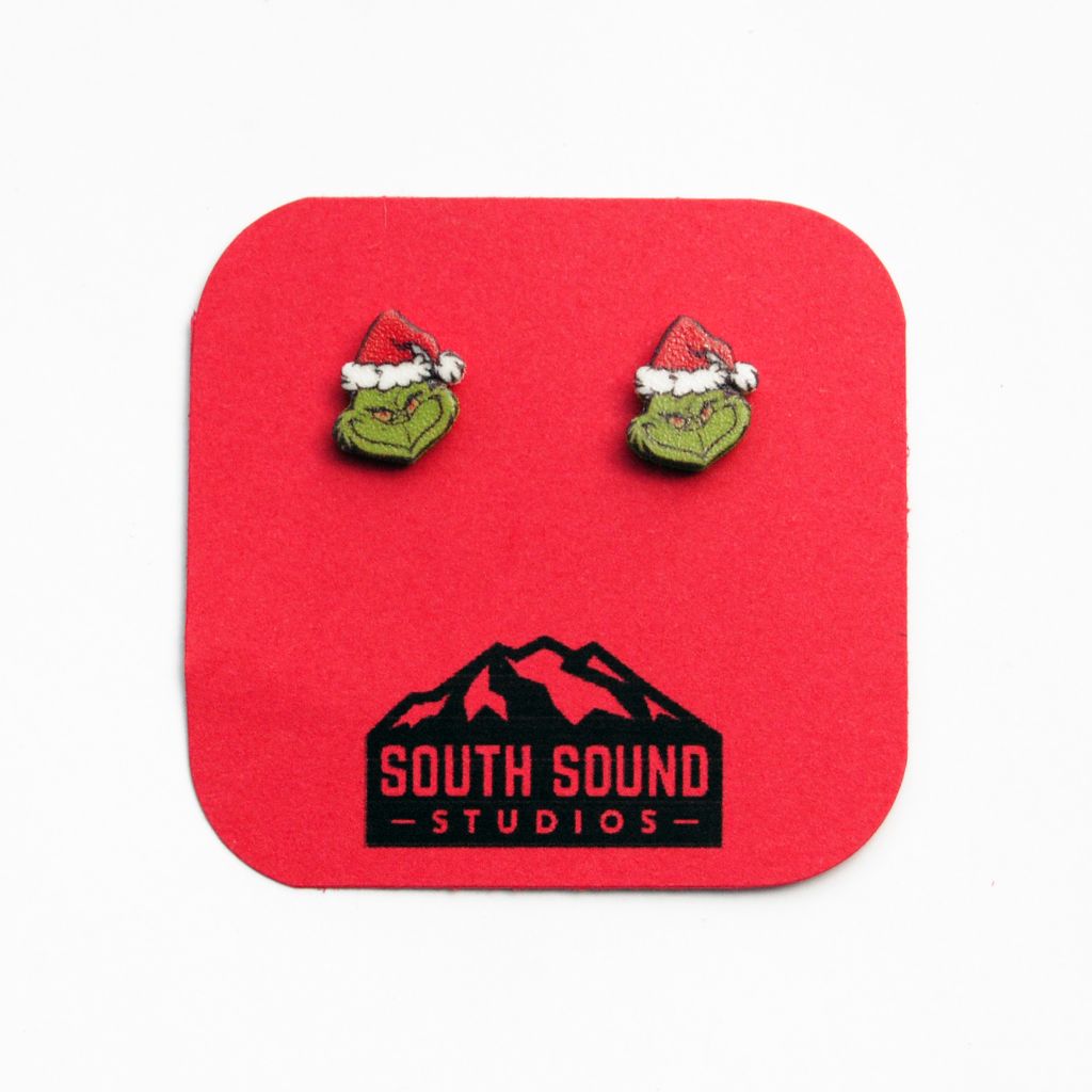 Grinch Stud Earrings