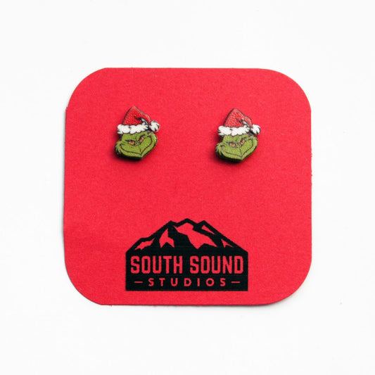 Grinch Stud Earrings