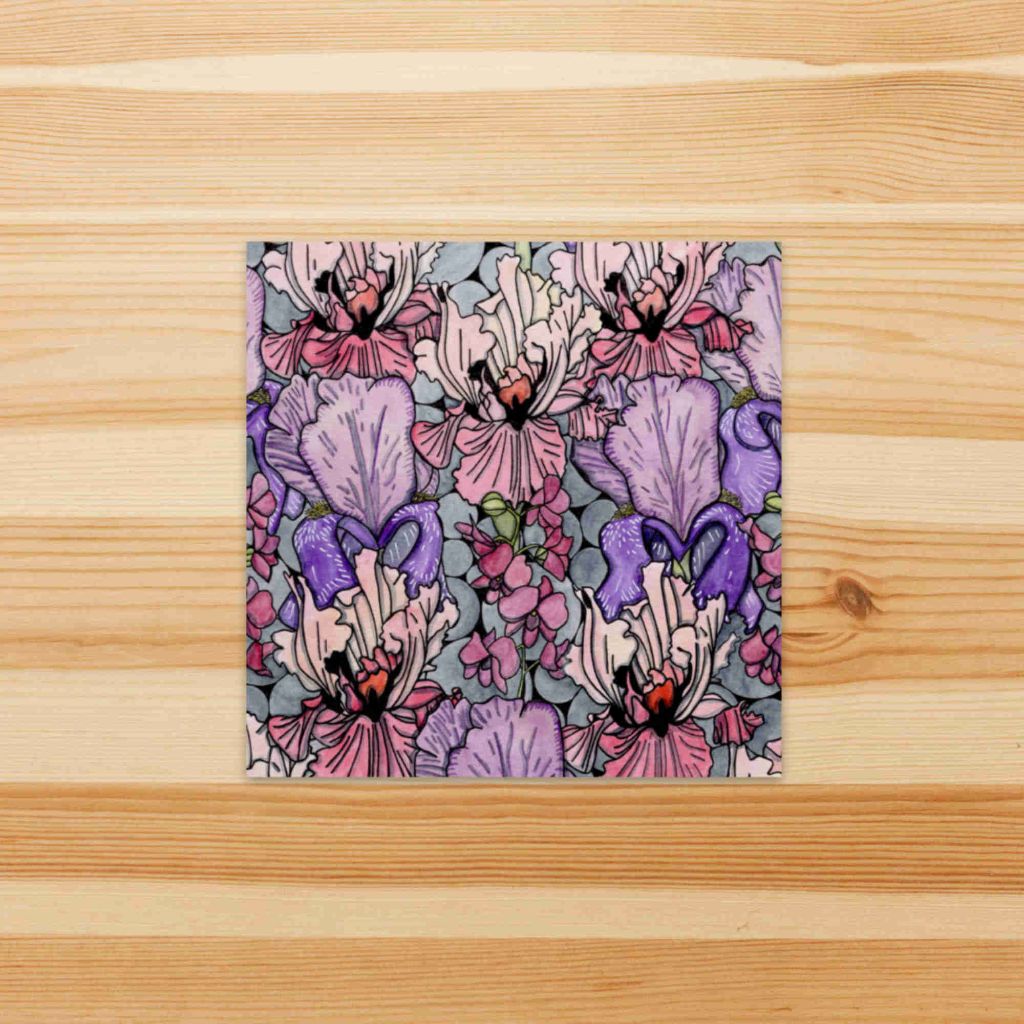 Floral Repetition Sticker