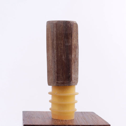 Art Handcrafted Wood Bottle Stopper