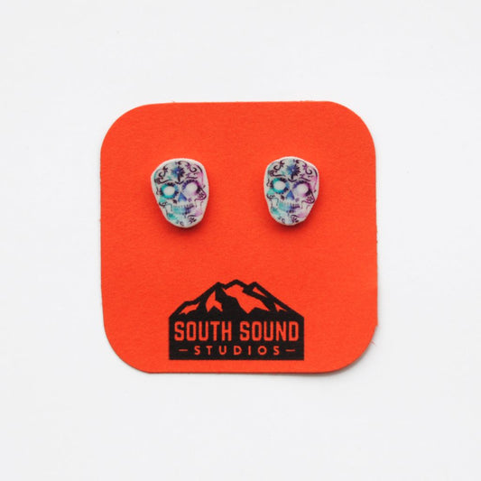 Day of the Dead Stud Earrings