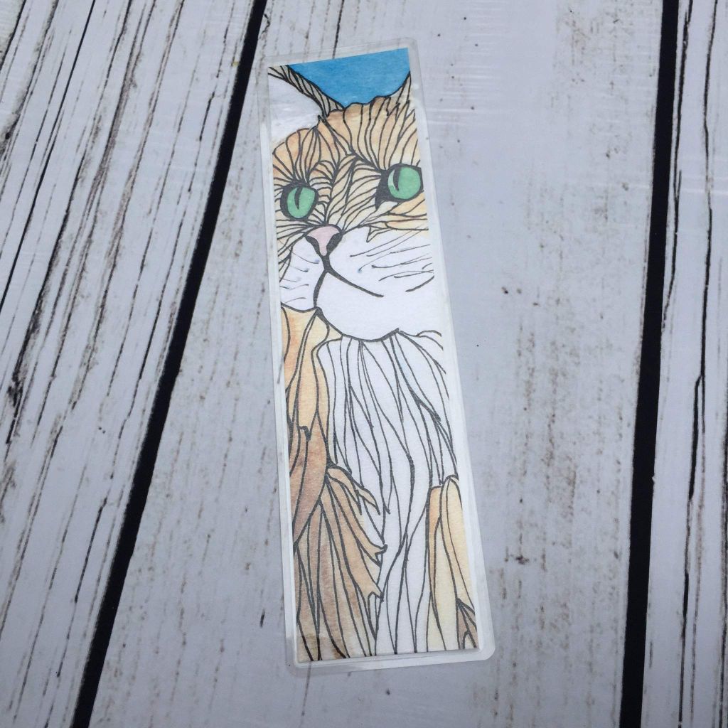 Green Eyed Cat Bookmark