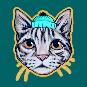 Doug the Girl Cat Sticker