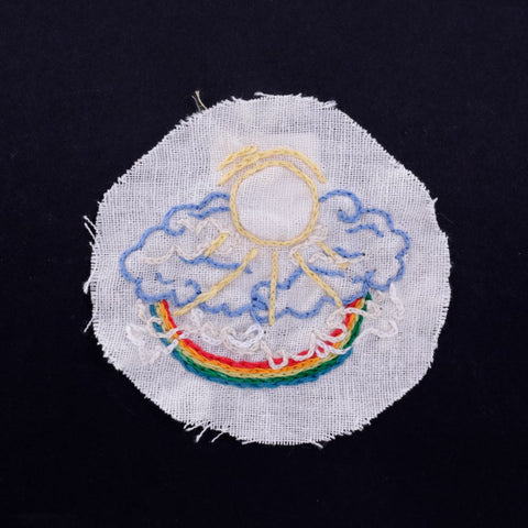 Rainbow Vessel Embroidered Patch