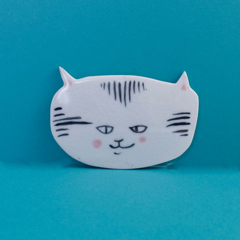 Ceramic Cat Face