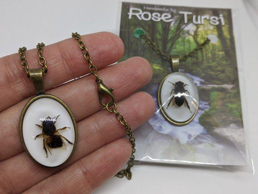 Real Honey Bee Pendant