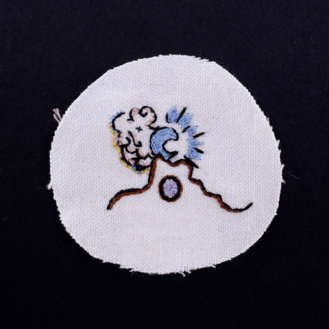Moon Hill - Hand Embroidered Patch
