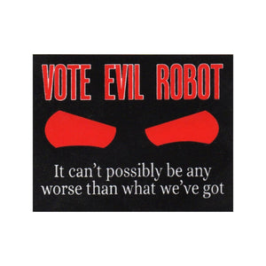 Vote Evil Robot Sticker
