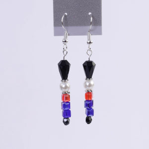 Toy Soldier Beaded Holiday Earrings