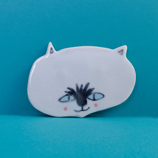 Ceramic Cat Face