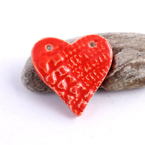 Red Ceramic Heart