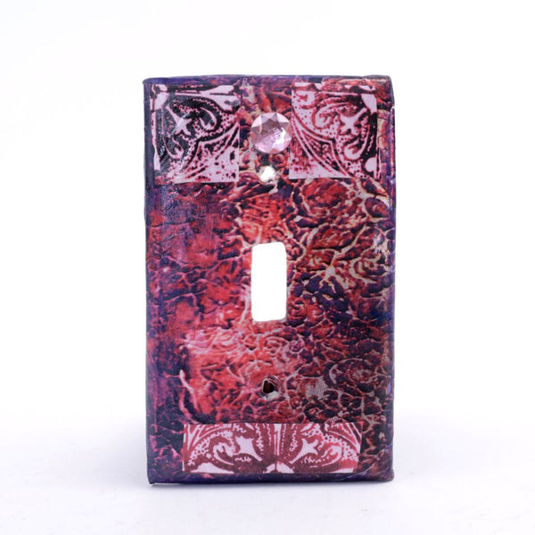 Victorian Pink Light Switch Plate Covers
