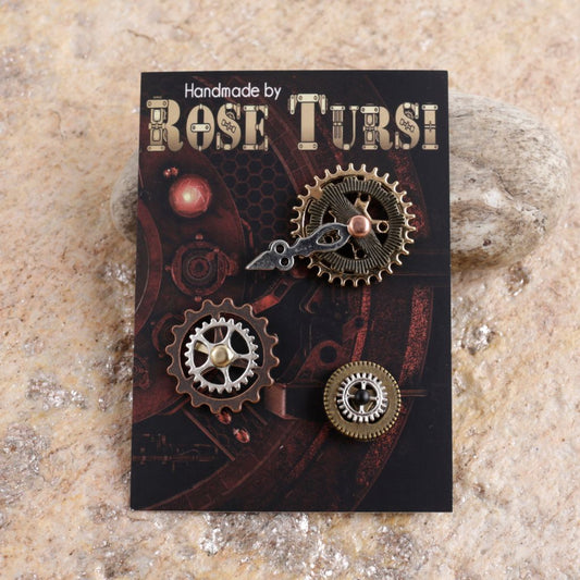 Steampunk Clockwork Scatter Pins