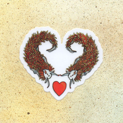 Nudibranch Love Sticker