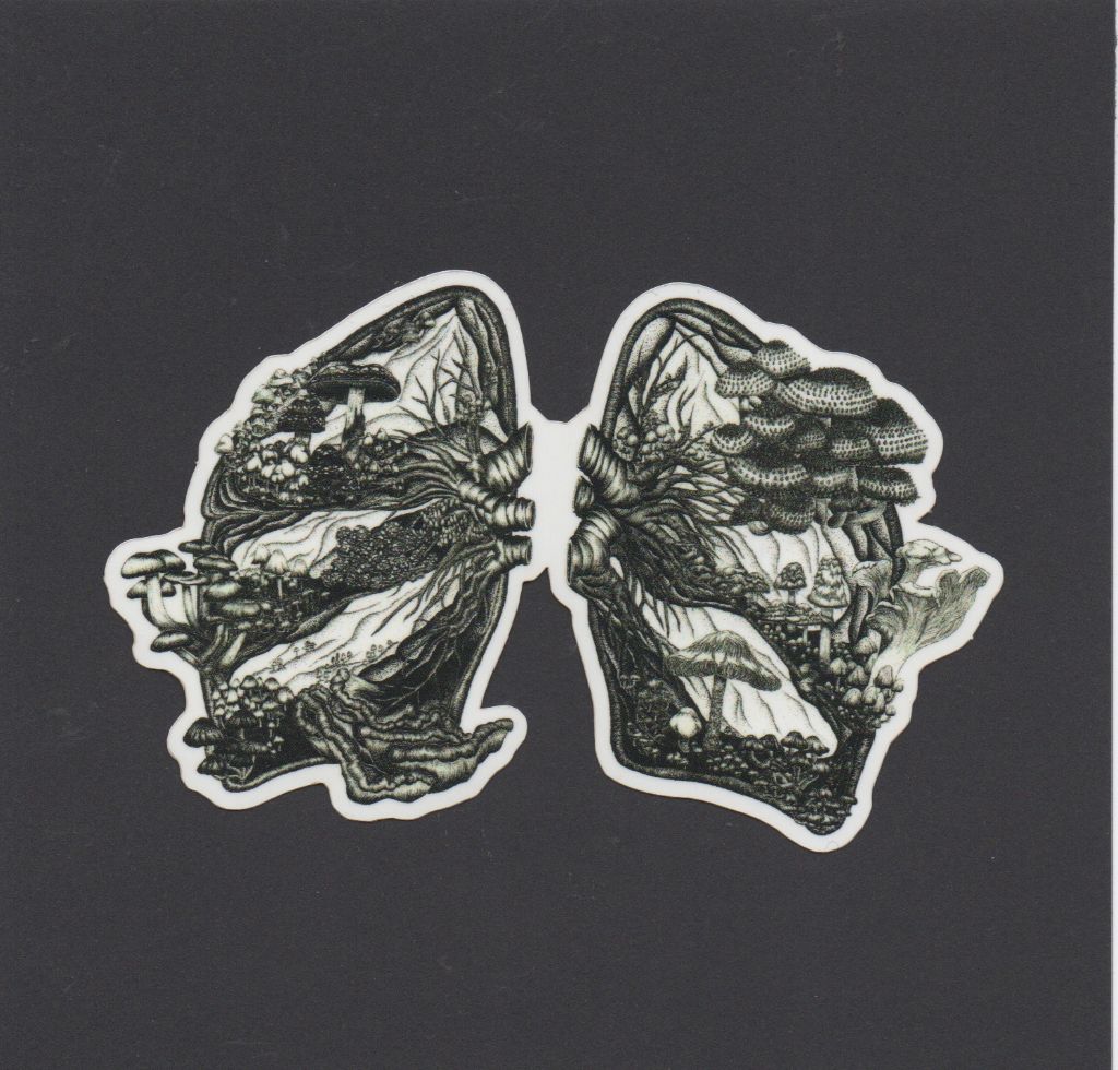 Mushroom Lungs Sticker