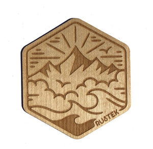 North Coast Maple Wood Sticker
