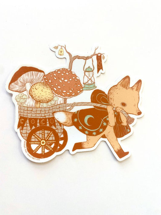 Mushroom Forager Sticker