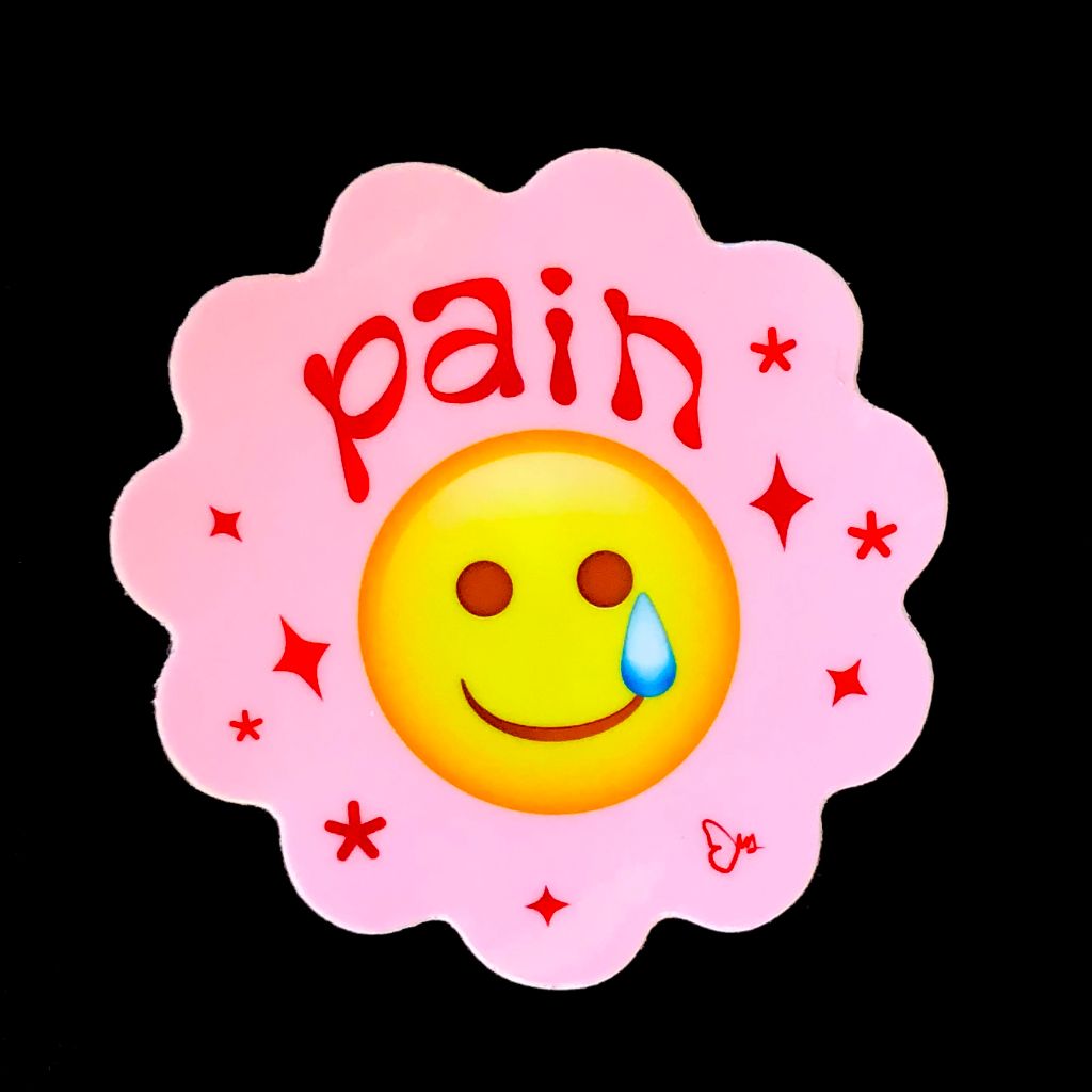 Pain Humor - Vinyl Sticker