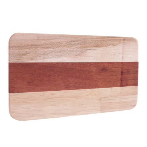 Small Hardwood Cutting Board -  Oak Maple Jatoba