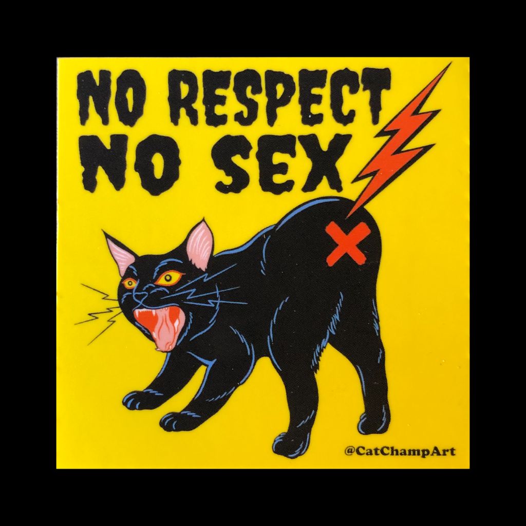 No Respect Vinyl Sticker