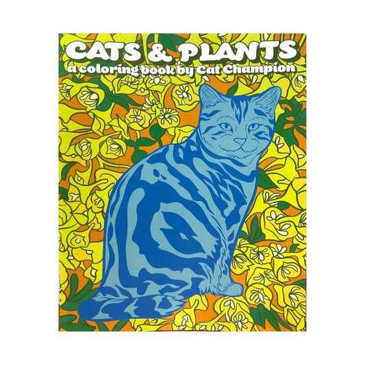 Cats & Plants Coloring Book