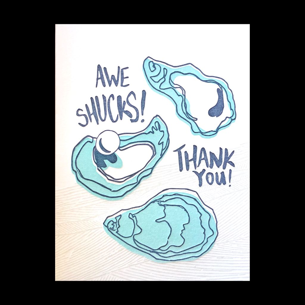 Awe Shucks! Thank You! Card