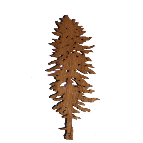 Doug Fir Cherry Wood Tree Sticker